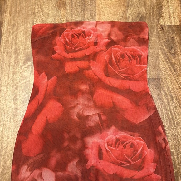 SOLD - Meshki Aphrodite strapless mesh dress - Picture 4 of 4